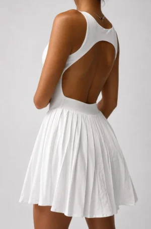 Vestido deportivo espalda abierta